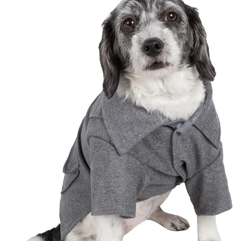 Premium Riveted Collared Dog Coat Warm Windproof Pet Jacket