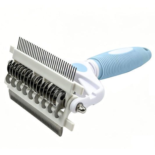 Meonkoll Stainless Steel 3 In 1 Pet Deshedding Brush
