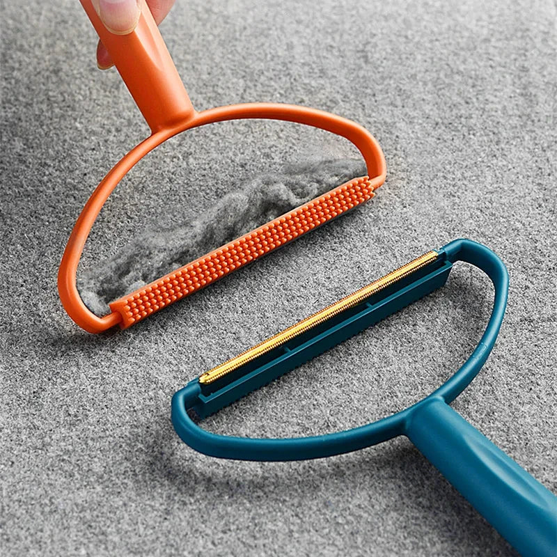 Portable Double Sided Clothes Lint Roller For Pet Hair Removal