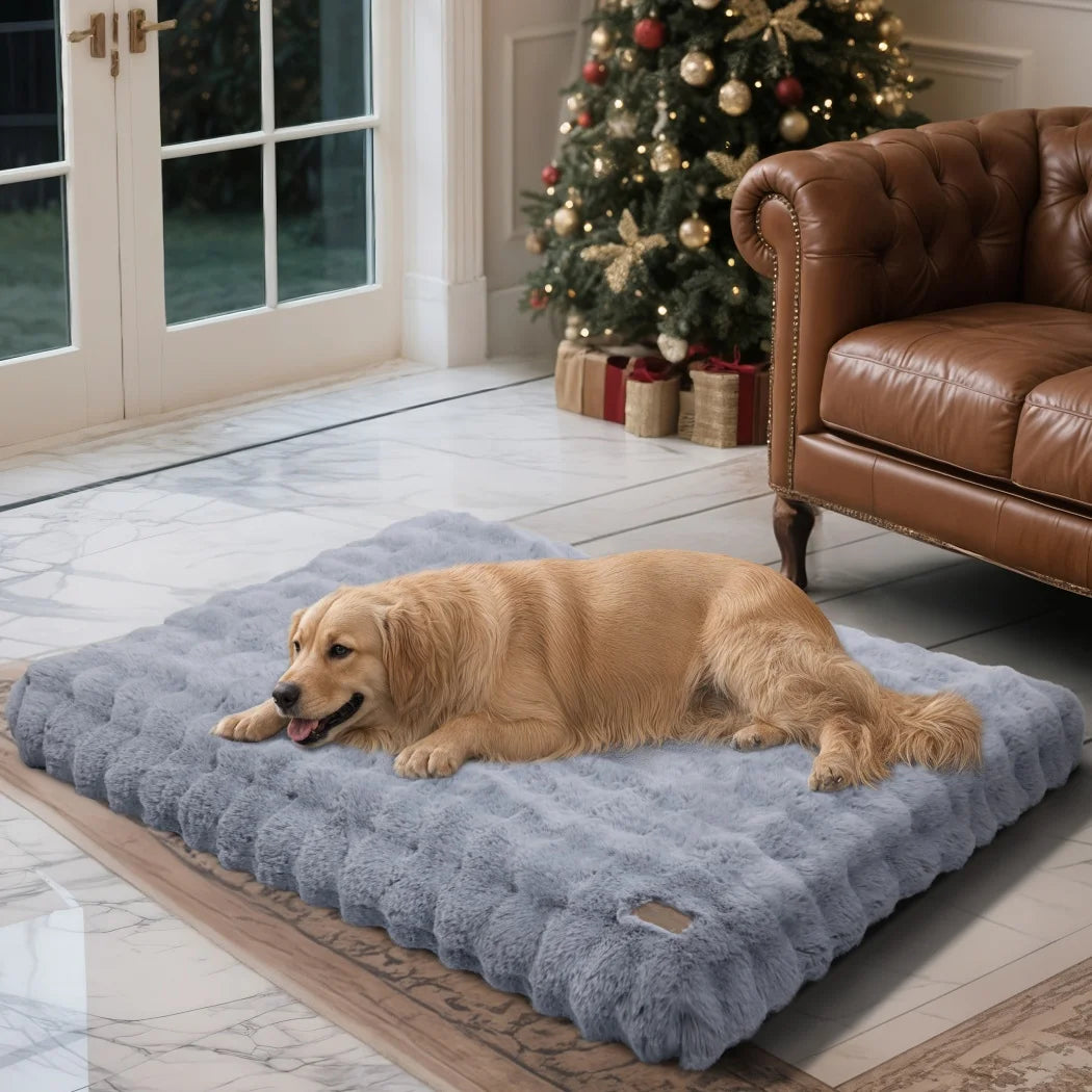 Borwart Ultra Plush Washable Dog Crate Bed With Removable Cover