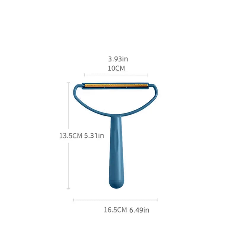 Portable Double Sided Clothes Lint Roller For Pet Hair Removal