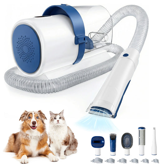 JHK Professional Cordless Pet Grooming Vacuum Kit Clipper Tools