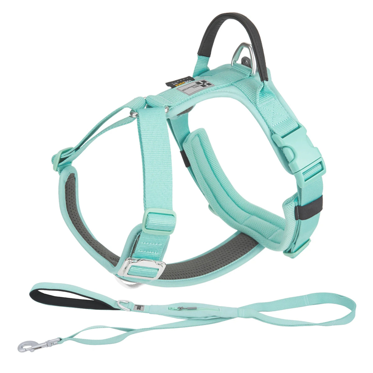 SMALL COMBINATION Reflective No Pull Dog Harness and Leash Set