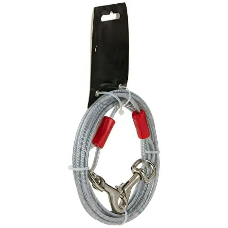 Heavy Duty Galvanized Steel Dog Tie Out Cable Outdoor Safety