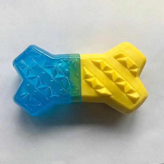 Frozen Water Filled Ice Bone Chew Toy For Active Dogs