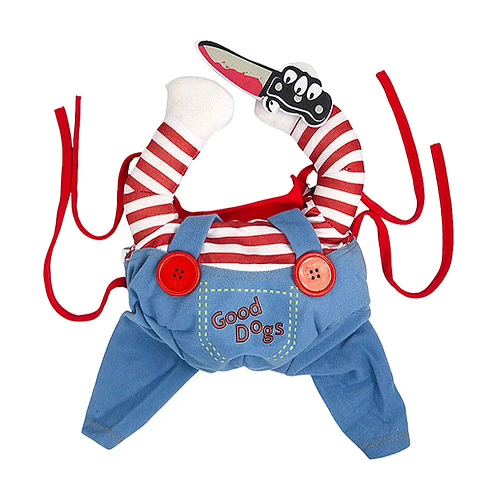 Holapet Halloween Chucky Pet Costume For Dogs And Cats