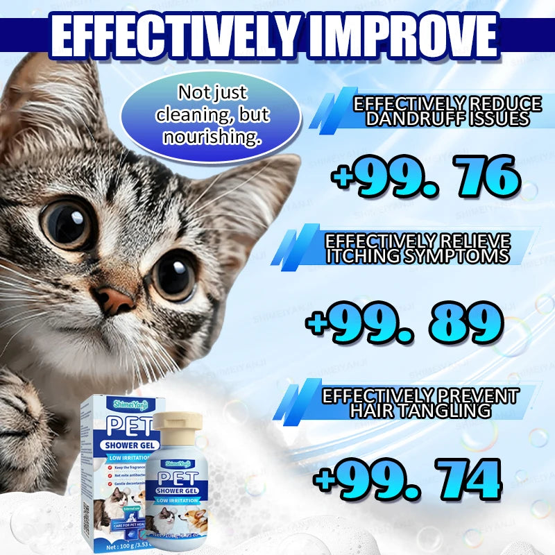 Hypoallergenic Pet Shampoo And Conditioner For Cats And Dogs