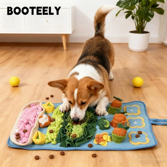 Booteely Pet Snuffle Mat Interactive Puzzle Feeding Rug