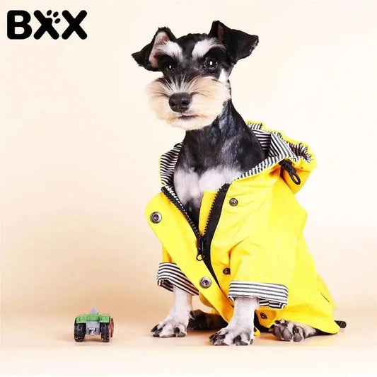 Bxx Durable Waterproof Windproof Pet Hooded Walking Jacket