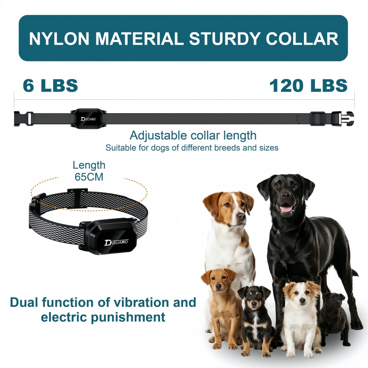 YHLC Electric Dog Training Collar Remote Control Waterproof Shock Vibration