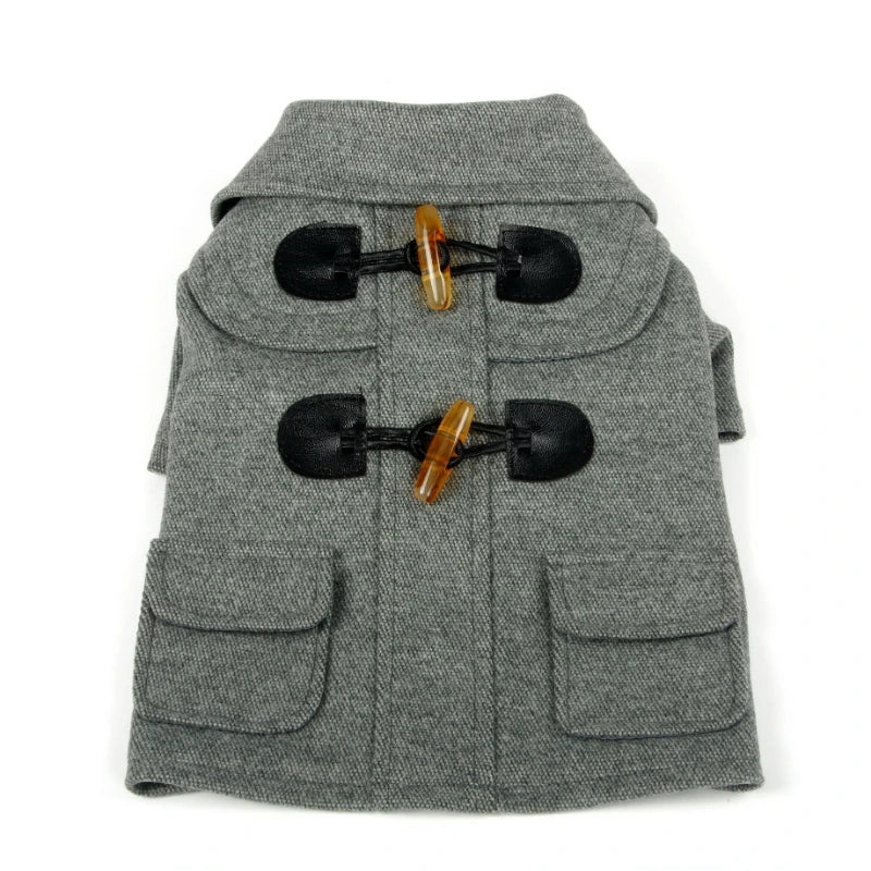 Premium Riveted Collared Dog Coat Warm Windproof Pet Jacket