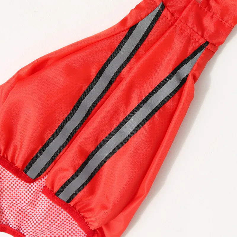 Waterproof Reflective Hooded Raincoat For Dogs And Cats