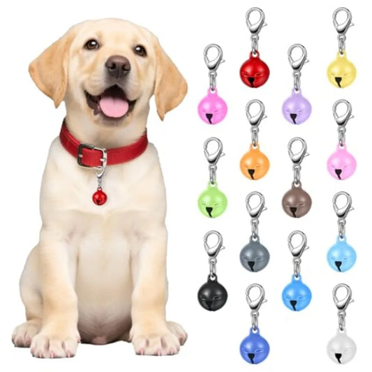 Pet Collar Bells With Key Ring Clasps For Small Pets