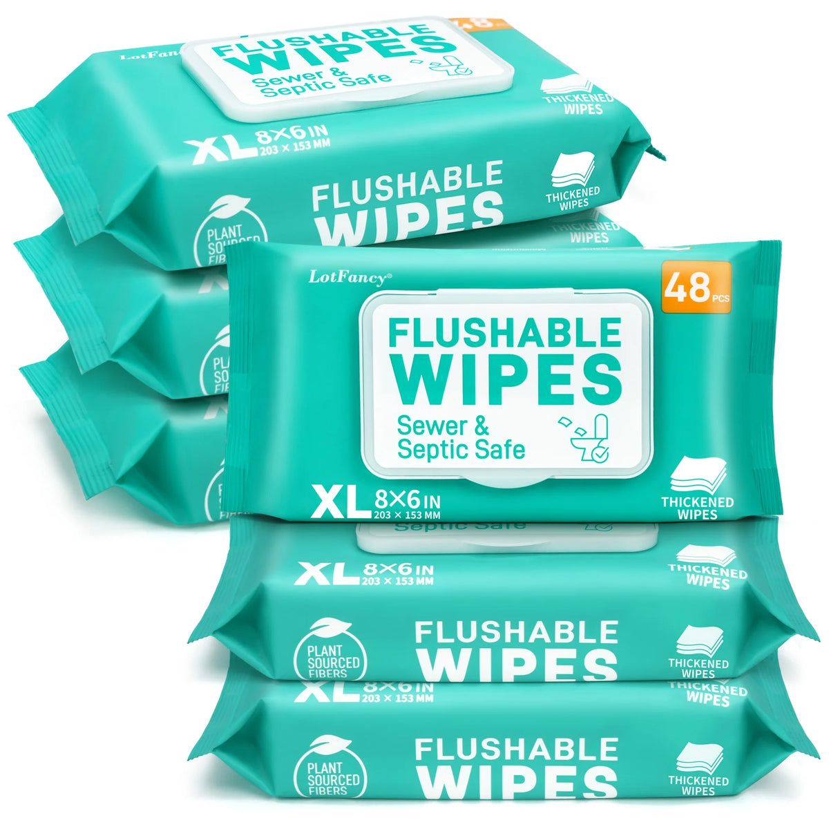 Thickened Flushable Wet Wipes For Home And Outdoor Care