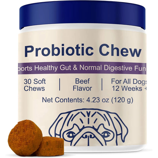Lism Probiotics Dog Chews Support Digestive Gut Health